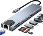 Adaptador USB-C 8 en 1 por $49 | Descuento Amazon