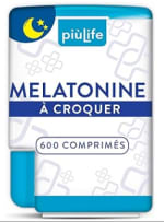 Boite de 600 comprimés à croquer Melatonine 1,9mg à 8,40€