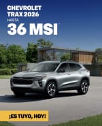 Chevrolet Trax 2026 a 36 Meses Sin Intereses