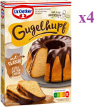 4 x Dr. Oetker Gugelhupf Mezcla para Pasteles con Glaseado 460g por 7.96€