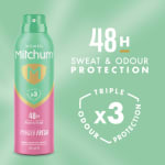 Revlon Mitchum Women Triple Odor Defense 48HR Protection Aerosol Deodorant & Anti-Per