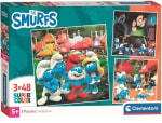 Clementoni - Puzzle Infantil 3X48 Piezas Square Smurfs, Puzzle Infantil por 5.99€
