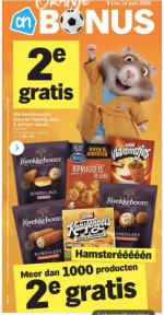 Hamsteren bij Albert Heijn met heel veel producten de 2de gratis