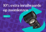 10% extra inruilwaarde op zoomlenzen bij Cameranu