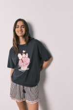 Pijama corto de algodón Snoopy por 11.04€.