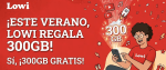 Lowi 300GB gratis para nuevas y actuales lineas. Entra y pillalos.
