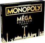Jeu de Plateau Winning Moves Monopoly Mega Paris Gold en français à 32,49€