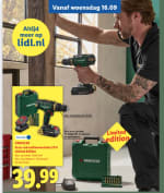 PARKSIDE Accu-schroefboormachine 20 V voor €39,99 bij Lidl