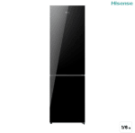 Frigorífico combi No Frost Hisense de 336L y cristal negro por 569,96€