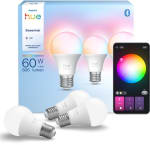 Philips Hue Essential White and Color Ambiance - E27 - 3 Pack voor €37,49 bij Bol