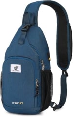 SKYSPER Sling Bag RFID Crossbody Backpack (Blue,Medium). Sold by OUTHIKER Direct FBA
