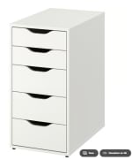 Caisson à tiroirs ALEX , blanc à 99,99€
