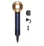 Sèche cheveux DYSON Supersonic cheveux raides à ondulés bleu de prusse cuivré à 299€