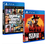 Pack 2 Juegos PS4 GTA V (Premium Ed.) + Red Dead Redemption 2 por 27.42€