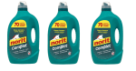 3 x Norit Complet Detergente Líquido 3,5L para Todo Tipo de Ropa, 70 Lavados a 20.97€