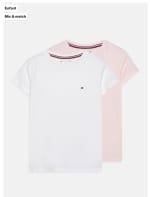 Lot de 2 T-Shirts PACK SIGNATURE CREW NECK LOUNGE Tommy Hilfiger à 29,85€