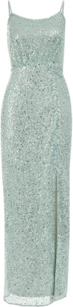 WE Fashion Dames Maxi jurk met pailletten voor €40 bij Bol