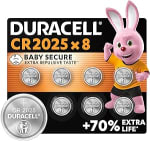 8 Piles Boutons au lithium 3V DURACELL 2025 pour 6€