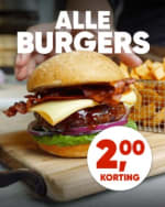 €2 korting op alle burgers bij Kwalitaria