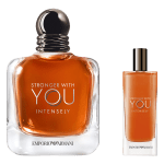 Armani Stronger With You Intensely EDP 100ml Gift Set – £66.94 + Free Pouch