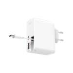 Ksix Cargador GaN 65W USB-C Retráctil por 14,99€