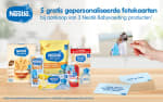 Verstuur 5 GRATIS fotokaarten bij aankoop van 3 Nestlé Babyvoeding producten
