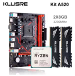 Kllisre A520 kit de placa base AMD Ryzen R5 3600 cpu DDR4 16GB 3200MHz por 125,99€
