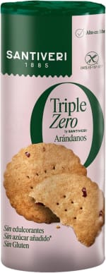 SANTIVERI Galletas Arándanos u Original Triple Zero Sin Gluten 205g por 1,28€