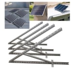 Lot de 4 panneaux solaires réglables de 0 à 90 ° à 79,99€