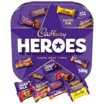 Cadbury Heroes 500g Tub – Tesco £3.50 Clubcard Deal