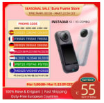 Caméra d’action 360° Insta360 X5 - Vidéo 8K à 410,04€