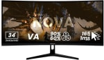 Arozzi Nova 34" Monitor Gaming Curvo VA UWQHD 3440×1440, 165 Hz, 1 ms por 273.80€