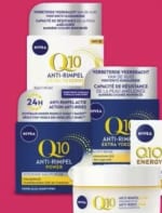 60% korting op diverse Nivea Q10 gezichtsverzorging