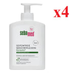 4 x Sebamed Emulsión Sin Jabón con Aceite de Oliva 200 ml por 11.96€