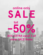 20% extra korting op alles vanaf 3 sale items bij shoeby