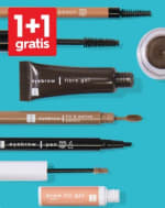 1+1 gratis op wenkbrauw make-up bij HEMA