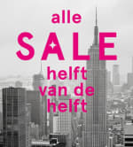 Alle sale de helft van de helft bij Shoeby