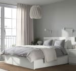 MALM bedframe, hoog met 4 bedlades 160x200 cm voor €188,98 bij IKEA