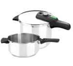 Monix Quick Set Olla Presión Duo 4 + 6 Litros Acero Inoxidable por 65.39€