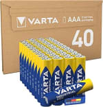 VARTA Pilas AAA, paquete de 40, Industrial Pro, Baterías Alcalinas, 1,5V por 9.95€