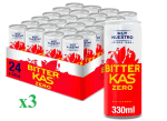 3 x 24 latas Bitter kas cero Refresco con sabor amargo sin alcohol de 330 ml a 41.74€