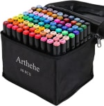 ARTHEHE rotuladores alcohol 80 colores punta doble por 15.39€