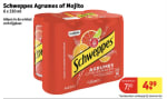 6 pack Schweppes Agrumes of Mojito voor €4,99 bij Kruidvat