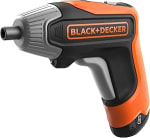 BLACK+DECKER Atornillador a Batería 3.6V + 10 Puntas y Estuche por 27.29€