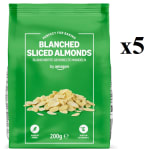 Pack 5 de 200g de Almendras Peladas Laminadas por 8.78€