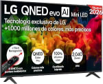 TV LG QNED evo MiniLED AI 65QNED80B6B 65" 4K UltraHD 60Hz por 599€