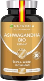 KSM-66 Ashwagandha 600mg ecológica 60 cápsulas por 8,99€