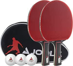 JOOLA Set Duo Pro 2 Raquetas 3 Pelotas de Ping Pong + Funda Protectora por 25,80€