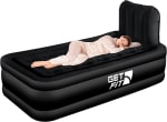 Get Fit Air Bed With Built In Electric Pump - Premium Single Airbed