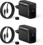 2 Anker Nano (45W) USB-C Opladers met USB-C Kabel voor €2906 bij Amazon